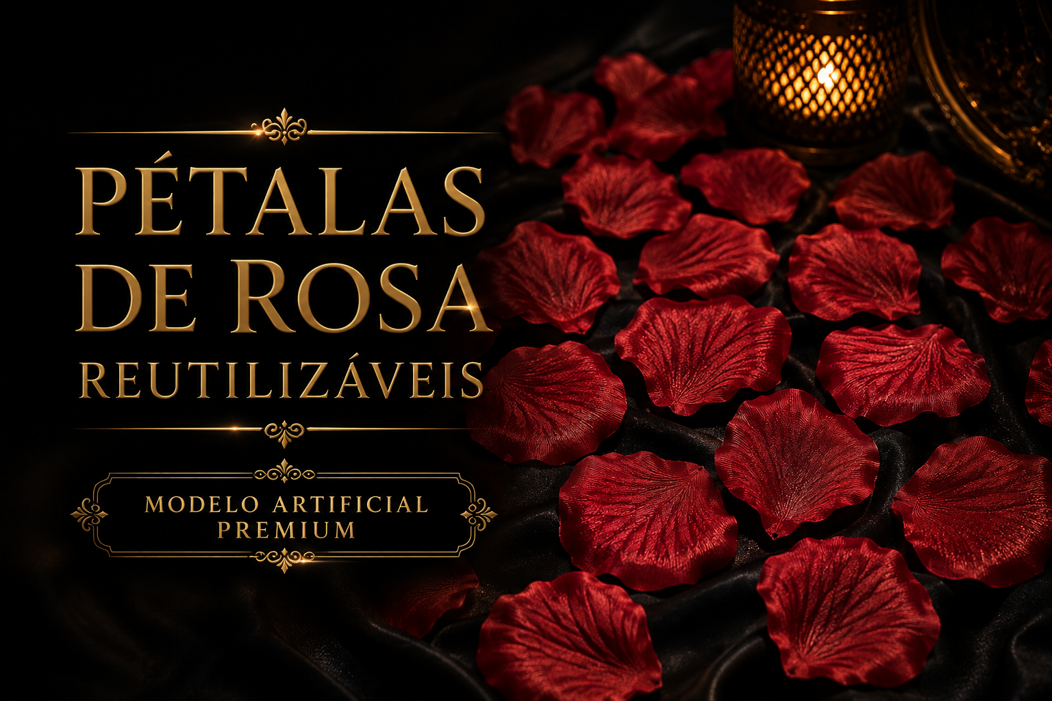 Pétalas de rosa reutilizáveis premium