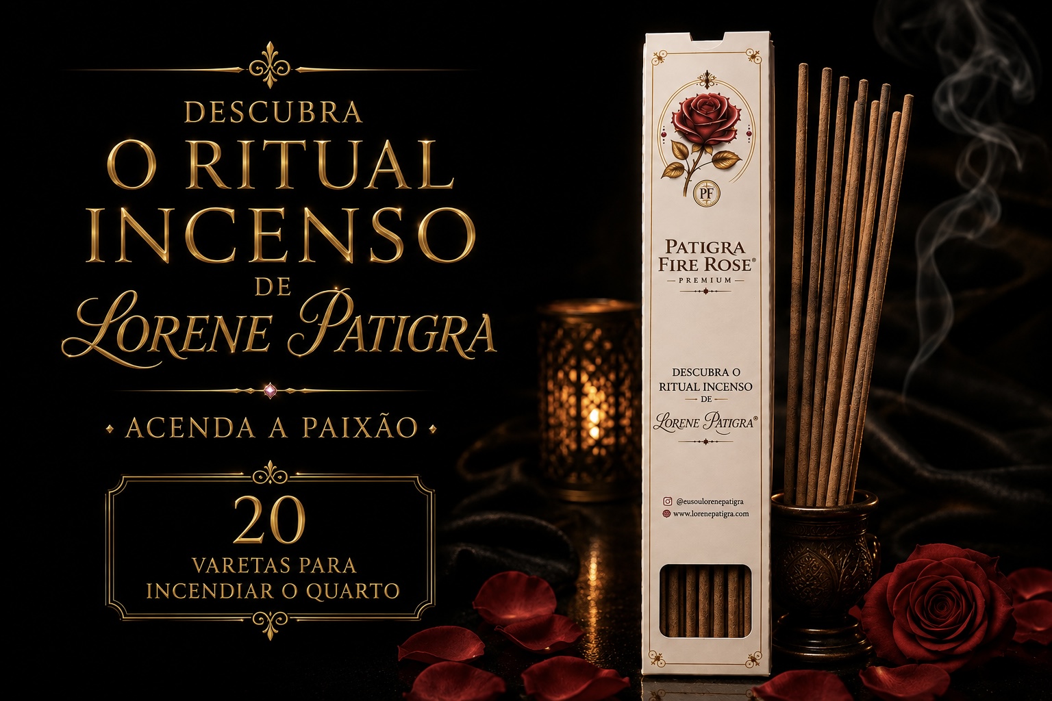 Ritual incenso Patigra Fire Rose